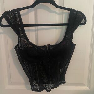 Edikted lace corset top